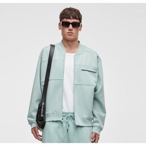 Mode of One Men's Regular Fit Full Zip Track Jacket Blue Fin new size M